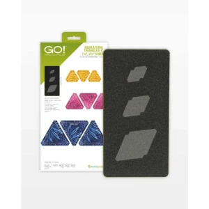 GO! Equilateral Triangles 1, 1 ½, 2 ½ Sides (3/4, 1 ¼, 2 ¼ Finished)