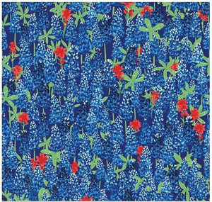 Riley Blake Designs - Friendship Florals - Main Royal #c15840-royal Premier Stitching