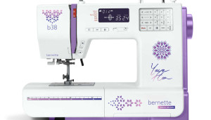 Bernette B38 YaYa Han Special Edition Computerized Sewing Machine Premier Stitching front view