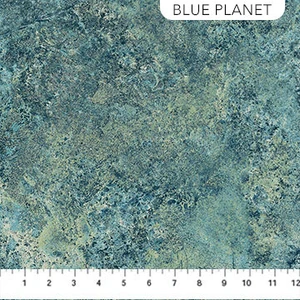 Northcott Fabric - Stonehenge Slate - Blue Planet #26757-48