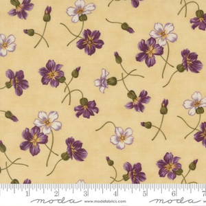 Moda Fabric - Collections Essence - Plums Florals - Parchment #46271-11