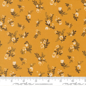 Moda Fabrics - Boho Haven - Branchlet Bud Small Floral - Dijon #45646-13