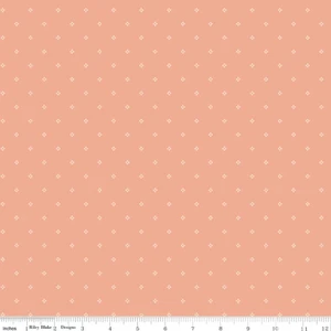 Riley Blake Designs - Bouquet des Fleurs - Dots - Peach #c17294-peach