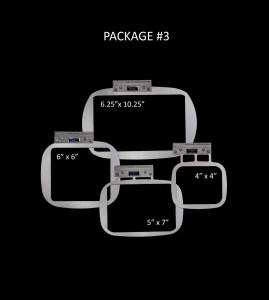 Baby Lock/Brother EZ Frame Single Needle Package By Durkee 6.5" x 10.5" Set Premier Stitching