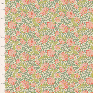 Tilda Fabrics - Songbird - Flora Sage #til100648-v15