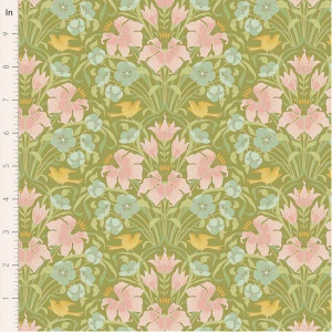 Tilda Fabrics - Songbird Green #til100649-v15