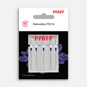 Pfaff Embroidery Needles Size 90/14 5-Pack