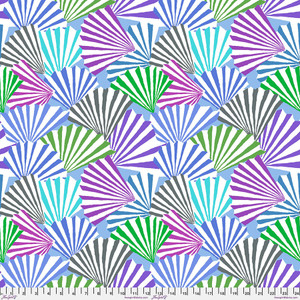 Kaffe Fassett Collective Feb 2026 - Fanfare - Blue #pwgp211.blue