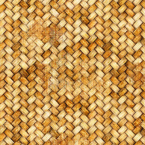 QT Fabrics - Lil Farmers - Basketweave Texture - Rattan #31910-A