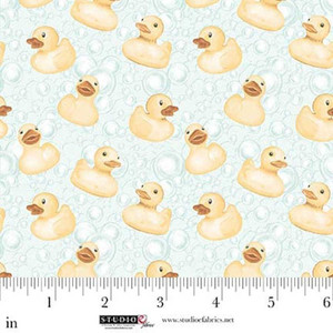 Studio E Fabric - Duckies - Mint #8851-16