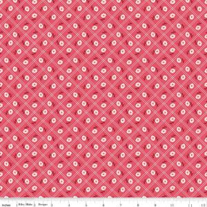 Riley Blake Designs - Berry & Sage - Calico - Tea Rose #C17384-TEAROSE