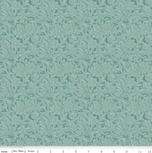 Riley Blake Designs - Cowgirl - Leather - Blue #c17485-blue