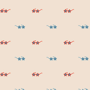 Art Gallery Fabrics - Bloomin Americana - American Pop #bam-47103