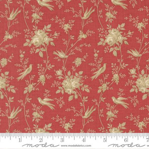Moda Fabrics - Fleur De Paris - Oiseaux Florals Birds - Garance #13996-16