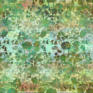 In The Beginning Fabrics - Evanescence - Bouquet - Green #ibf2ev-3