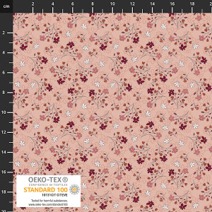 Stof Fabrics - The Sweetest Embrace - Floral - Pink #4514-524