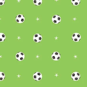 Michael Miller Fabric - Goal Getter - Apple - Super Soccer Star #DDC12705-APPL