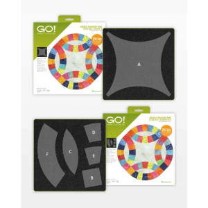GO! Double Wedding Ring-11 ½" Finished (2-Die Set) (accu-55078)