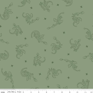 Riley Blake Designs - Faraway Kingdom - Dragon Flight - Forest #c17432-forest