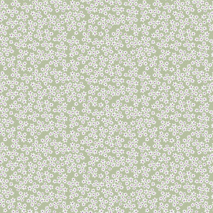 Clothworks Fabrics - Shop Hop - Flowers - Olive #y4800-24