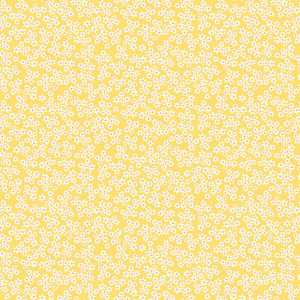 Clothworks Fabrics - Shop Hop - Flowers - Yellow #y4800-9