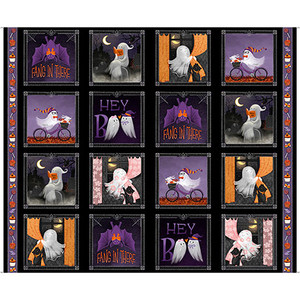 QT Fabrics - Ghost Tales - Ghost Picture Patches #31925-X