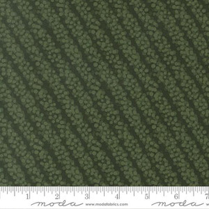 Moda Fabrics - Gingerbread Lane - Stripes - Forest #26156-16