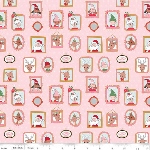 Riley Blake Designs - Claus & Co. - Wallpaper Pink - Sparkle #sc17741-pink