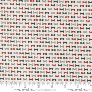 Moda Fabrics - Independence Day - Bowties - Vanilla #55725-11