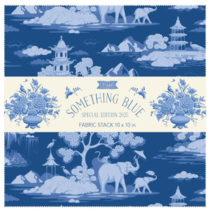 Tilda Fabrics - Something Blue - Fabric Stack - 10in squares - 40pcs  #TIL300268