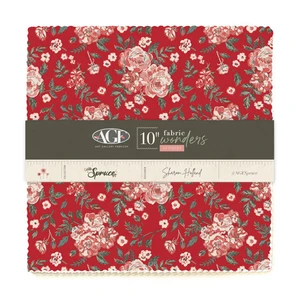 Art Gallery Fabrics - Spruce - 10" Squares #10W-SPR