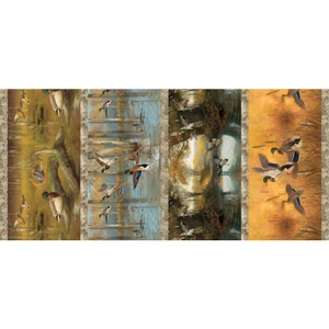 Michael Miller Fabrics - Final Approach - Autumn In The Pond - Multi #ddc12826-mult