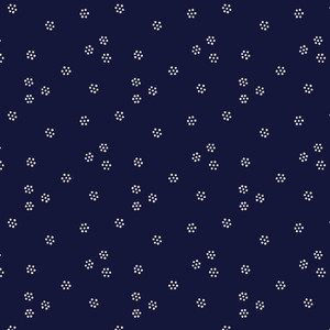 Cloud9 Fabrics - Rococo Riot - Dotted Dance - Noir #228963