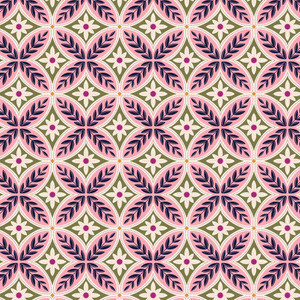 Cloud9 Fabrics - Rococo Riot - Aurora - Rose #228961