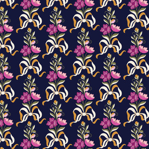 Cloud9 Fabrics - Rococo Riot - Floral Fête - Noir #228959