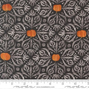Moda Fabrics - Coven - Medallion Tiles Damask - Onyx #48802-16