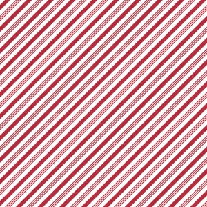 Camelot Fabrics - Letters To Santa - Candy Cane Stripe - Red #19010206-01