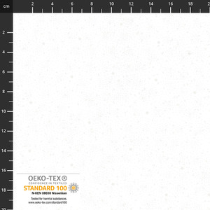 Stof Fabrics - Snow Crystal - Stars - White Pearl #4593P-118
