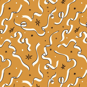 Cloud9 Fabrics - Merry & Mod - Unwrapping Joy - Gold #229150