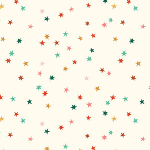 Cloud9 Fabrics - Merry & Mod - Holiday Sparkle - Ivory/Multi #229192