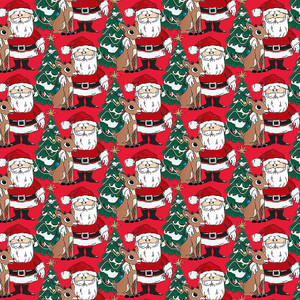 Northcott Fabrics - Rudolph The Red-Nosed Reindeer - Santa #rd1003-24