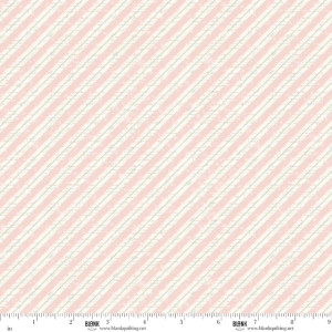 Blank Quilting Fabrics - Christmas Magic - Bias Stripe - Pink #2024-22