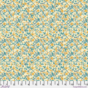Free Spirit Fabrics - Stannie & Lloyd - Mrs Bennets Bouquet - Sun #PWAE003-SUN