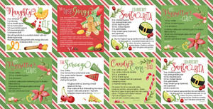 3 Wishes Fabric - Happy Alcoholidays - Merry Mixology #24574-MLT