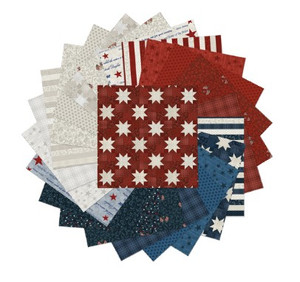 Benartex - American Valor - 10x10 Squares #AMV10PK