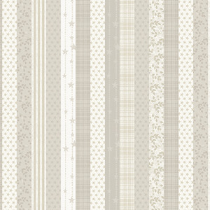 Benartex - American Valor - Patriotic Stripe - Natural #16874-70