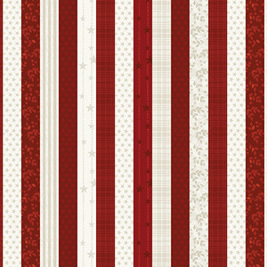 Benartex - American Valor - Patriotic Stripe - Red #16874-10