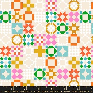 Moda Fabrics - 1 800 Notion - Patchwork - Shell #rs5215-11