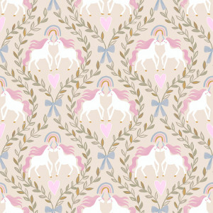 Studio E Fabrics - Enchanting - Unicorn Dance #24533-bge-fln-d