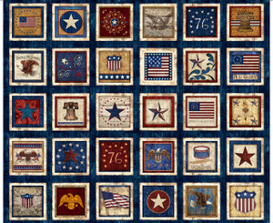QT Fabrics - American Heritage - Americana Patches #32297-rb